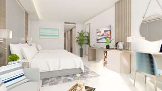 Отель Blue Kotor Bay Premium Spa Resort Котор Улучшенный трехместный номер с видом на море-2