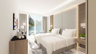 Отель Blue Kotor Bay Premium Spa Resort Котор Стандартный двухместный номер с 2 отдельными кроватями-1